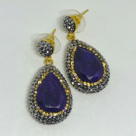 Sapphire Filiz Earrings