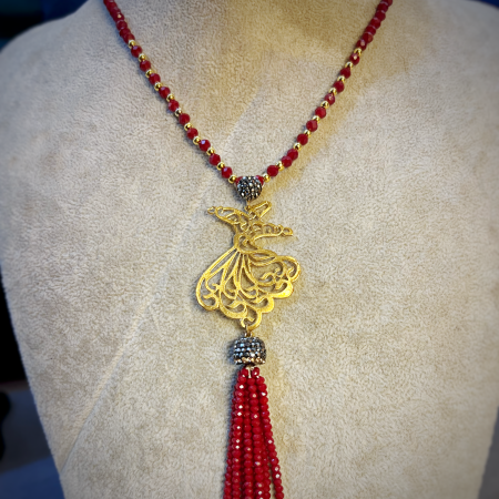 Sufi Derwaish Red Necklace