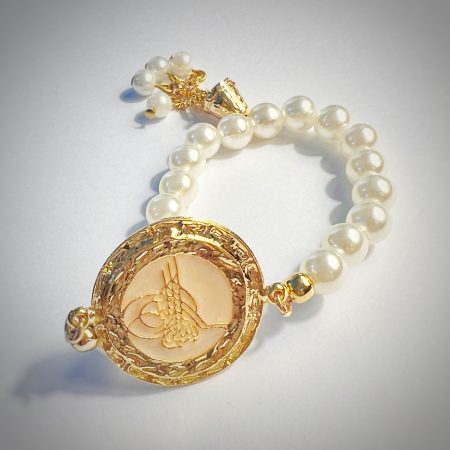 Pearl Calligraphy Bracelet