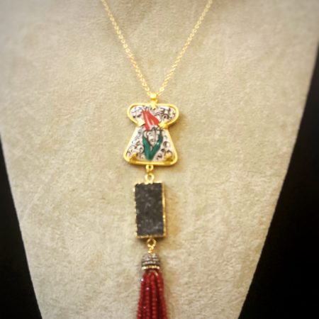 Ceramic Kaftan Pendant