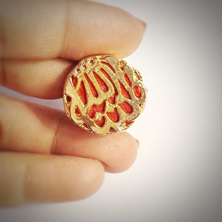 Red Calligraphy Ring