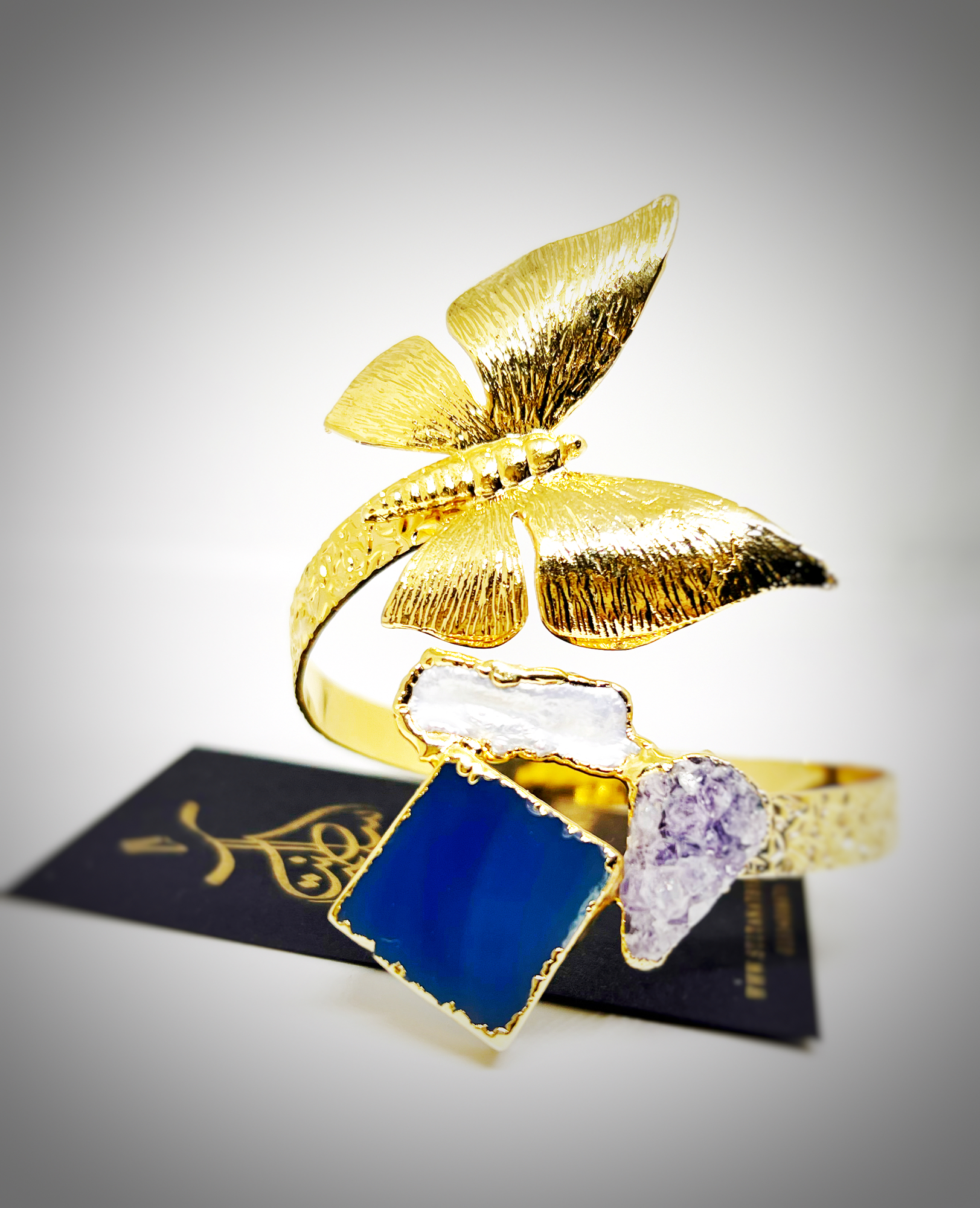 Butterfly Blue Bangle