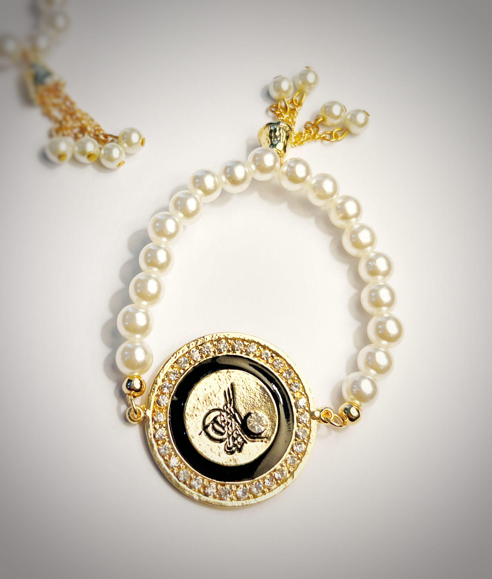 Pearl Calligraphy Bracelet
