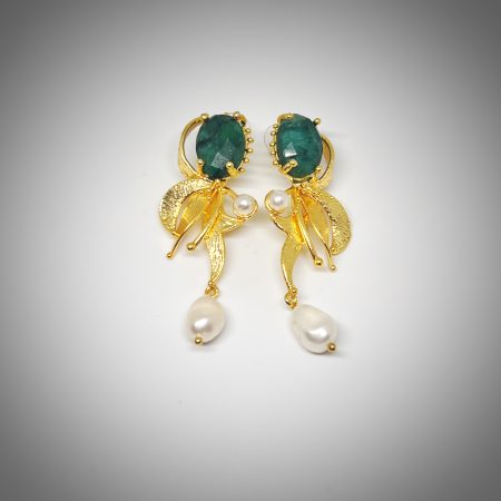Amelia Emerald Earrings