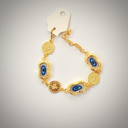 White Evil Eye Bracelet