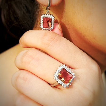 Özlem Zultanite Earrings & Ring Set