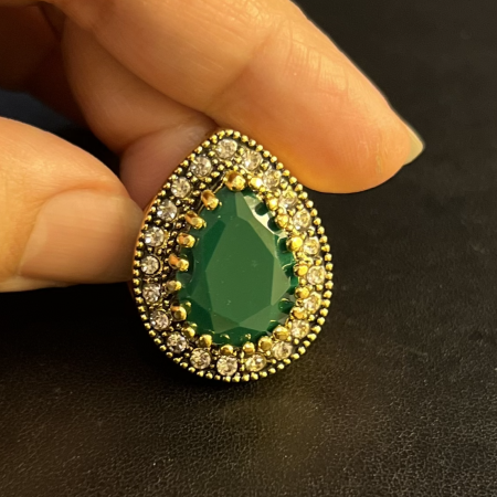Hurem Sultan Antique Emerald Ring
