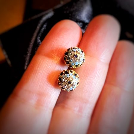 Evil-Eye Crystal Earrings