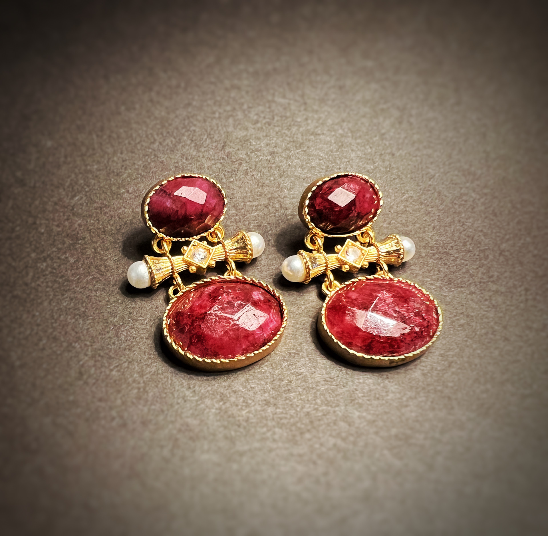 Ruby Earrings