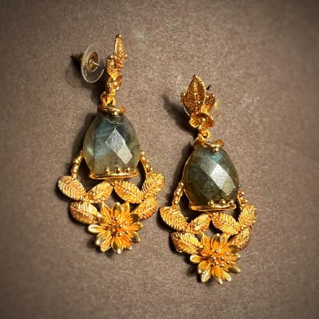 Elif Labradorite Earrings