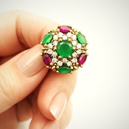 Emerald & Ruby Ring