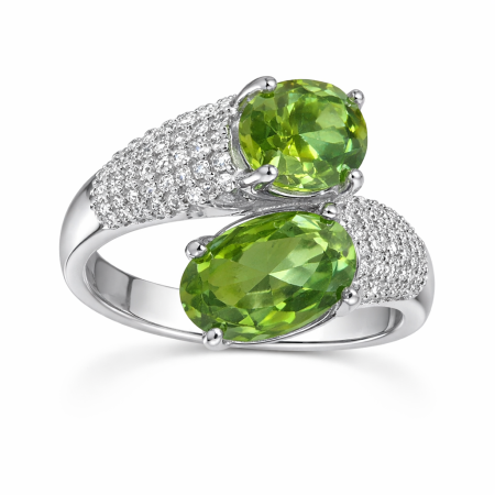 Ela Double Oval Zultanite Ring